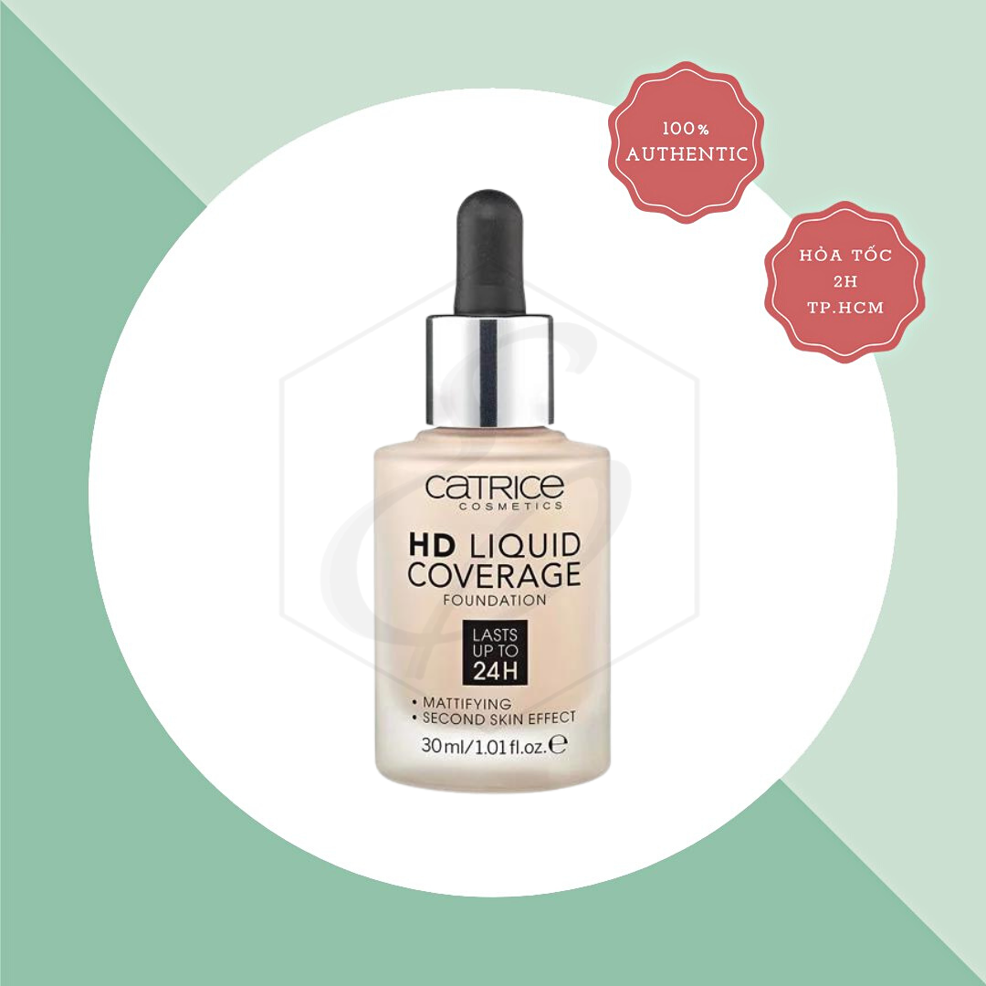 Kem Nền Catrice HD Liquid Coverage Foundation - 30ml
